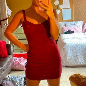 Charlotte Russe Medium Red Cocktail Dress